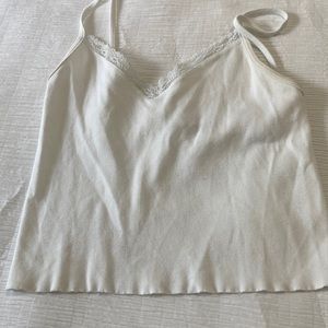White brandy Tank Top